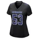 Luiji Vilain Dallas Cowboys ＃53 Game Women's Black Carbon Fashion Jersey