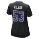 Luiji Vilain Dallas Cowboys ＃53 Game Women's Black Carbon Fashion Jersey