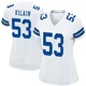 Luiji Vilain Dallas Cowboys ＃53 Game Women's White Jersey