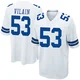 Luiji Vilain Dallas Cowboys ＃53 Game Youth White Jersey
