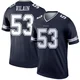 Luiji Vilain Dallas Cowboys ＃53 Legend Men's Navy Jersey