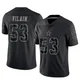 Luiji Vilain Dallas Cowboys ＃53 Limited Men's Black Reflective Jersey