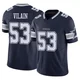 Luiji Vilain Dallas Cowboys ＃53 Limited Men's Navy Vapor F.U.S.E. Jersey