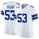 Luiji Vilain Dallas Cowboys ＃53 Limited Men's White Vapor F.U.S.E. Jersey