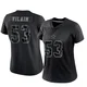 Luiji Vilain Dallas Cowboys ＃53 Limited Women's Black Reflective Jersey