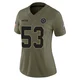 Luiji Vilain Dallas Cowboys ＃53 Limited Women's Olive 2025 Salute to Service Jersey