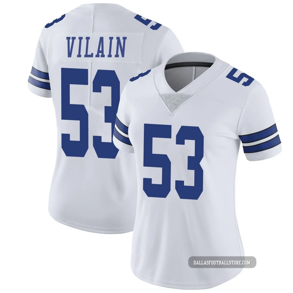 Luiji Vilain Dallas Cowboys ＃53 Limited Women's White Vapor Untouchable Jersey