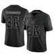Luke Schoonmaker Dallas Cowboys ＃86 Limited Men's Black Reflective Jersey