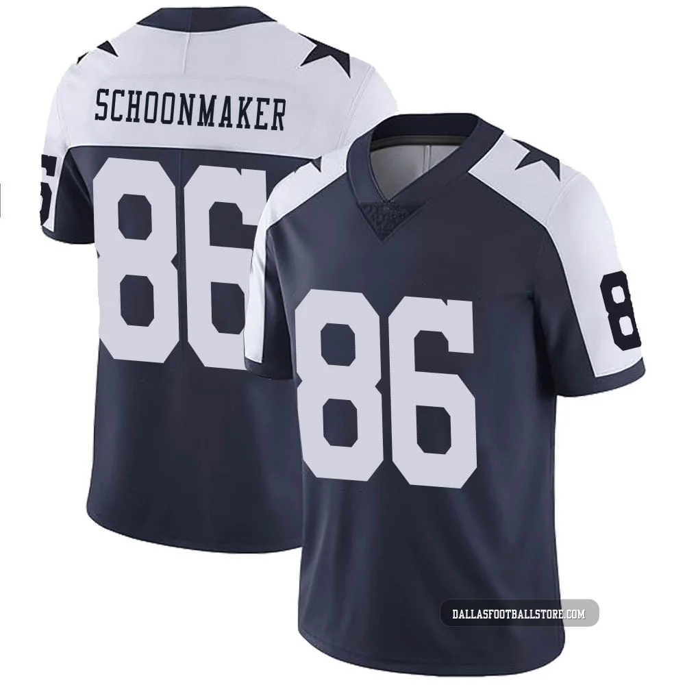 Luke Schoonmaker Dallas Cowboys ＃86 Limited Men's Navy Alternate Vapor Untouchable Jersey
