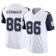 Luke Schoonmaker Dallas Cowboys ＃86 Limited Men's White 2nd Alternate Vapor F.U.S.E. Jersey