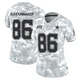 Luke Schoonmaker Dallas Cowboys ＃86 Limited Women's Arctic Camo 2024 Salute to Service Jersey