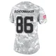 Luke Schoonmaker Dallas Cowboys ＃86 Limited Women's Arctic Camo 2024 Salute to Service Jersey