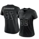 Luke Schoonmaker Dallas Cowboys ＃86 Limited Women's Black Reflective Jersey