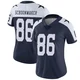 Luke Schoonmaker Dallas Cowboys ＃86 Limited Women's Navy Alternate Vapor Untouchable Jersey