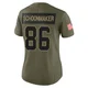 Luke Schoonmaker Dallas Cowboys ＃86 Limited Women's Olive 2025 Salute to Service Jersey