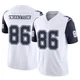 Luke Schoonmaker Dallas Cowboys ＃86 Limited Youth White 2nd Alternate Vapor F.U.S.E. Jersey