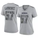Malachi Lawrence Dallas Cowboys ＃57 Game Women's Gray Atmosphere Fashion Jersey