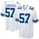 Malachi Lawrence Dallas Cowboys ＃57 Game Youth White Jersey
