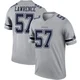 Malachi Lawrence Dallas Cowboys ＃57 Legend Men's Gray Inverted Jersey