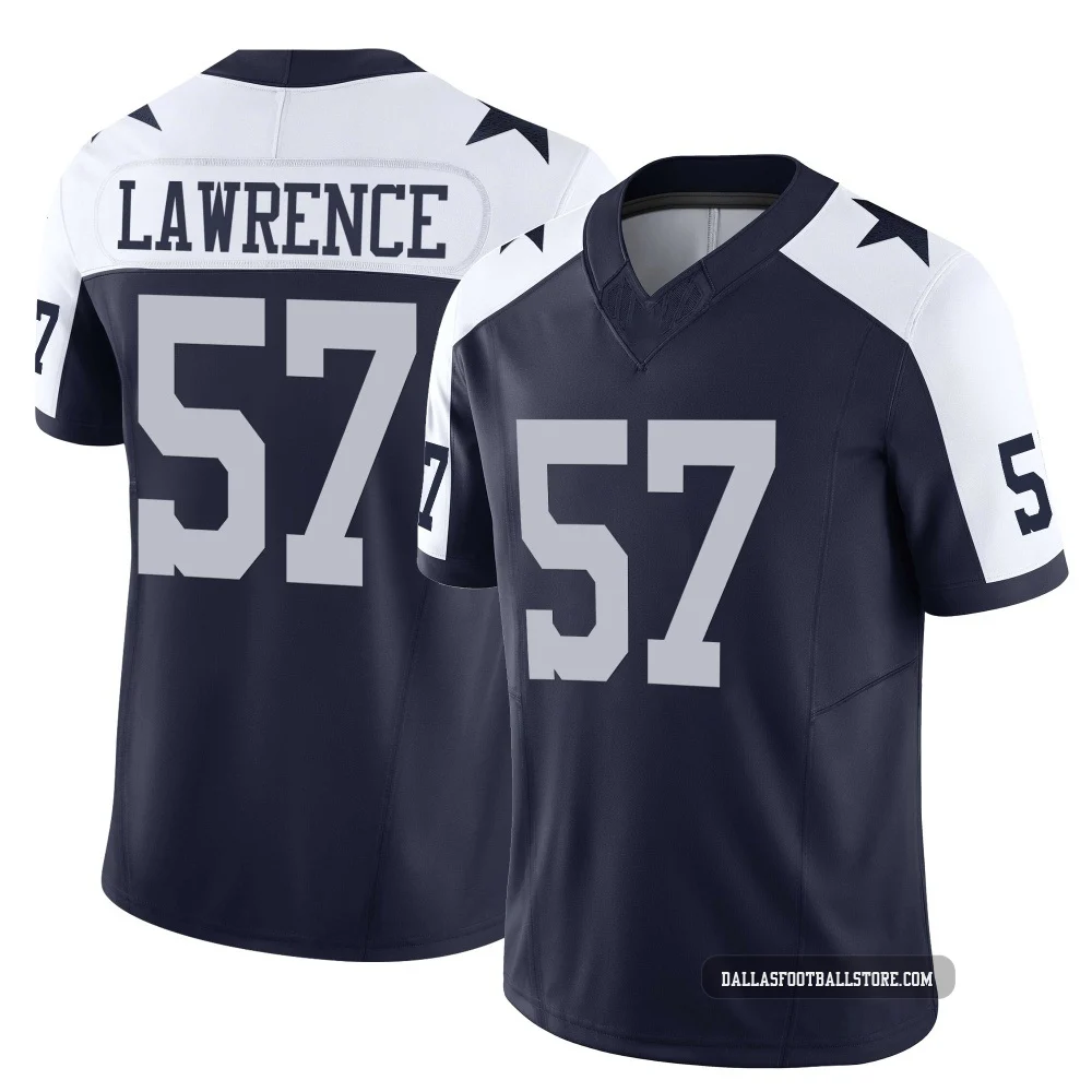 Malachi Lawrence Dallas Cowboys ＃57 Limited Men's Navy Alternate Vapor F.U.S.E. Jersey