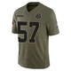 Malachi Lawrence Dallas Cowboys ＃57 Limited Men's Olive 2025 Salute to Service Jersey