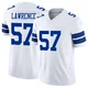 Malachi Lawrence Dallas Cowboys ＃57 Limited Men's White Vapor F.U.S.E. Jersey