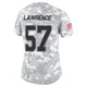 Malachi Lawrence Dallas Cowboys ＃57 Limited Women's Arctic Camo 2024 Salute to Service Jersey