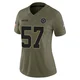 Malachi Lawrence Dallas Cowboys ＃57 Limited Women's Olive 2025 Salute to Service Jersey