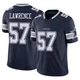 Malachi Lawrence Dallas Cowboys ＃57 Limited Youth Navy Vapor F.U.S.E. Jersey