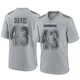 Malik Davis Dallas Cowboys ＃43 Game Men's Gray Atmosphere Fashion Jersey