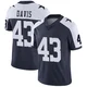 Malik Davis Dallas Cowboys ＃43 Limited Men's Navy Alternate Vapor Untouchable Jersey