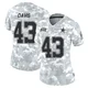 Malik Davis Dallas Cowboys ＃43 Limited Women's Arctic Camo 2024 Salute to Service Jersey
