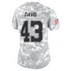 Malik Davis Dallas Cowboys ＃43 Limited Women's Arctic Camo 2024 Salute to Service Jersey