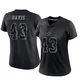 Malik Davis Dallas Cowboys ＃43 Limited Women's Black Reflective Jersey