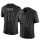 Malik Davis Dallas Cowboys ＃43 Limited Youth Black Reflective Jersey