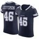 Malik Jefferson Dallas Cowboys ＃46 Elite Men's Navy Vapor F.U.S.E. Jersey