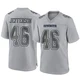 Malik Jefferson Dallas Cowboys ＃46 Game Men's Gray Atmosphere Fashion Jersey