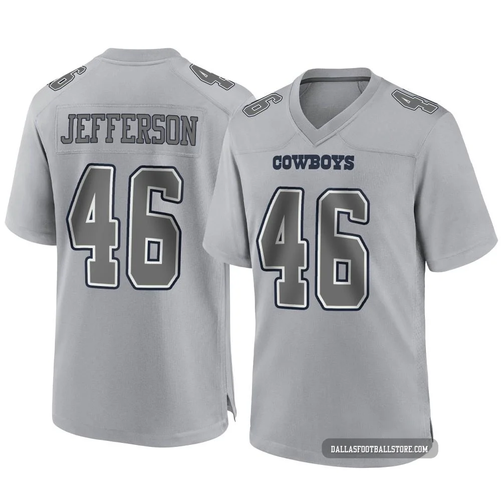 Malik Jefferson Dallas Cowboys ＃46 Game Youth Gray Atmosphere Fashion Jersey