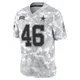 Malik Jefferson Dallas Cowboys ＃46 Limited Men's Arctic Camo 2024 Salute to Service Jersey