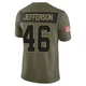 Malik Jefferson Dallas Cowboys ＃46 Limited Men's Olive 2025 Salute to Service Jersey