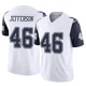 Malik Jefferson Dallas Cowboys ＃46 Limited Men's White 2nd Alternate Vapor F.U.S.E. Jersey