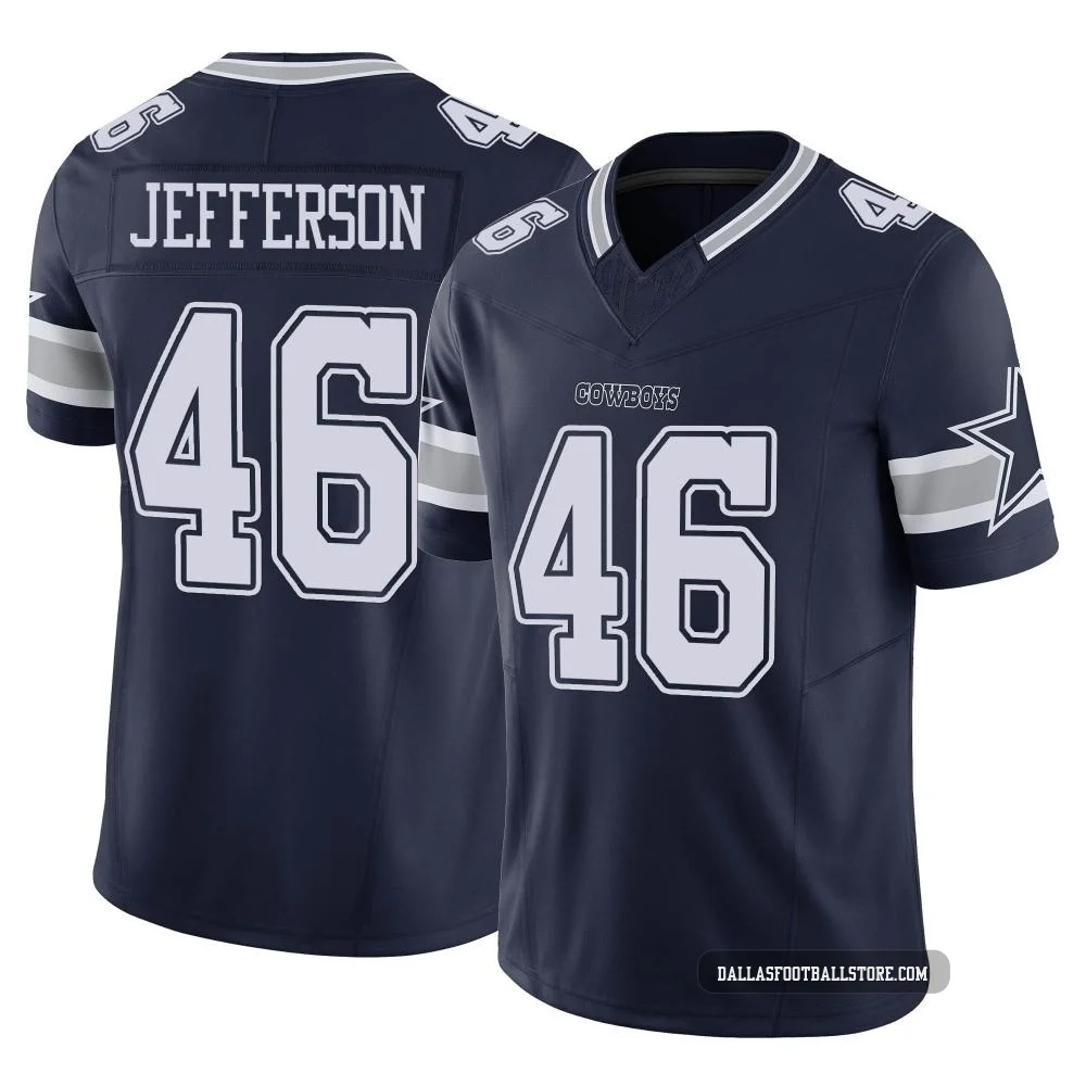 Malik Jefferson Dallas Cowboys ＃46 Limited Youth Navy Vapor F.U.S.E. Jersey