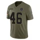 Malik Jefferson Dallas Cowboys ＃46 Limited Youth Olive 2025 Salute to Service Jersey