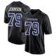 Marcellus Johnson Dallas Cowboys ＃79 Game Men's Black Carbon Fashion Jersey