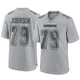 Marcellus Johnson Dallas Cowboys ＃79 Game Men's Gray Atmosphere Fashion Jersey