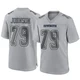 Marcellus Johnson Dallas Cowboys ＃79 Game Youth Gray Atmosphere Fashion Jersey