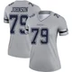 Marcellus Johnson Dallas Cowboys ＃79 Legend Women's Gray Inverted Jersey