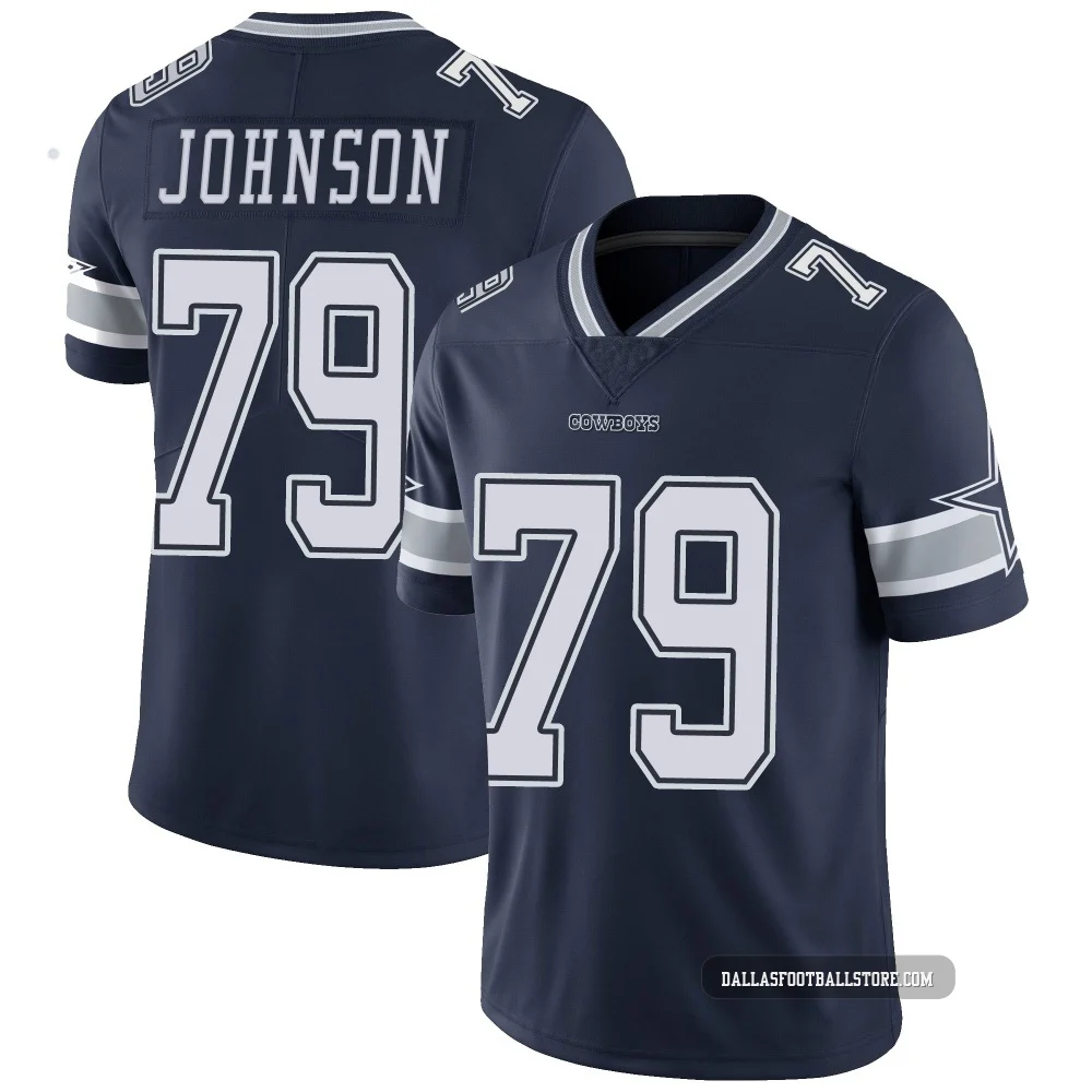 Marcellus Johnson Dallas Cowboys ＃79 Limited Men's Navy Team Color Vapor Untouchable Jersey