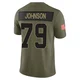 Marcellus Johnson Dallas Cowboys ＃79 Limited Men's Olive 2025 Salute to Service Jersey