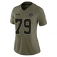 Marcellus Johnson Dallas Cowboys ＃79 Limited Women's Olive 2025 Salute to Service Jersey